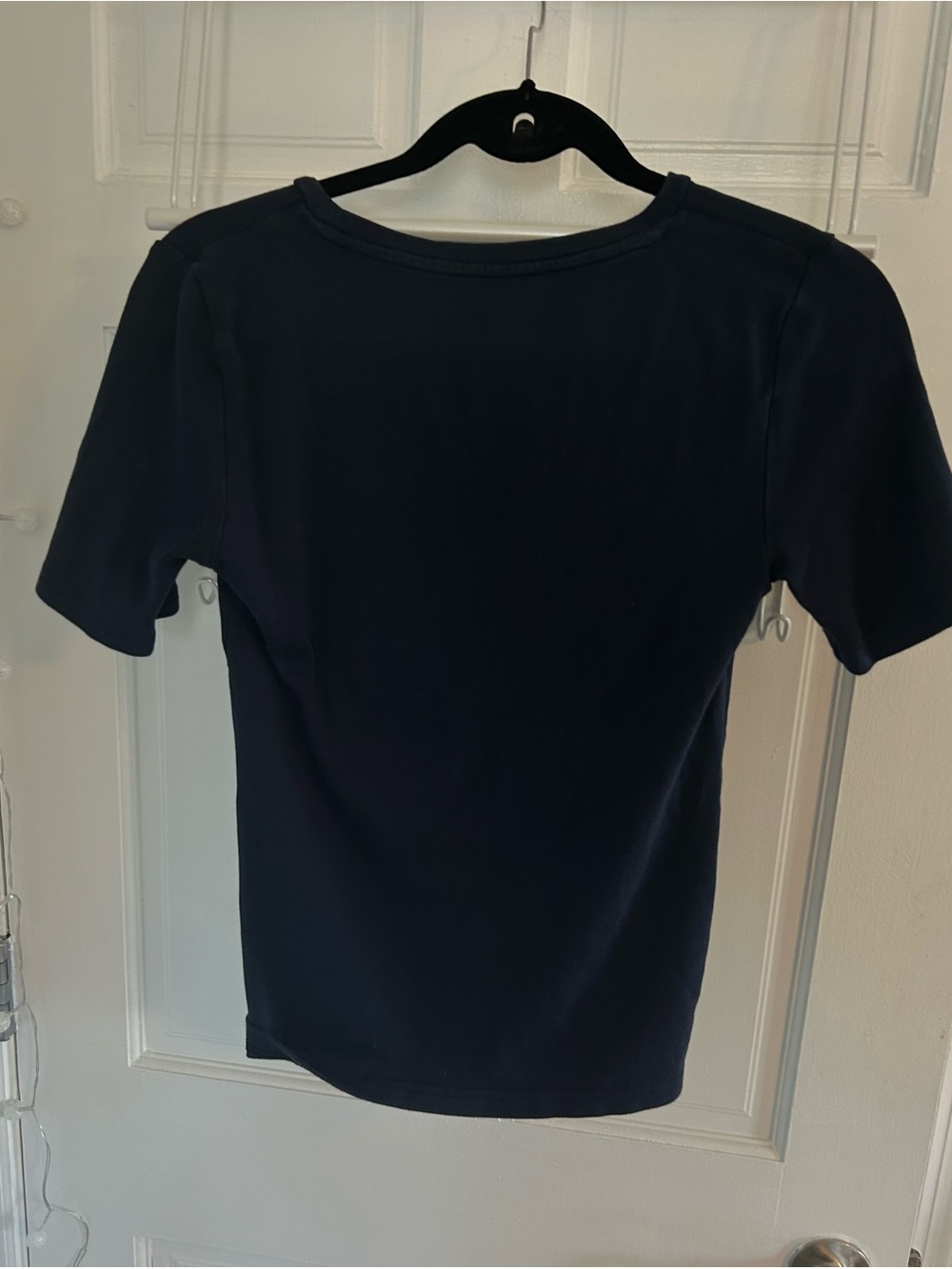 GAP Ribbed Mauve Tee & Gap Navy Crewneck Duo - Picture 5 of 9